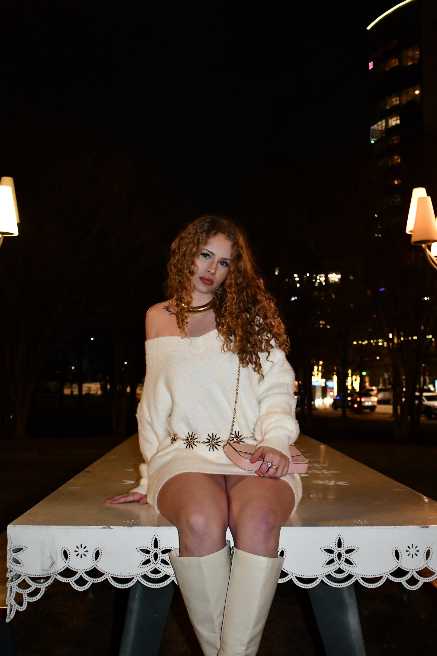 Off Shoulder Faux Dress